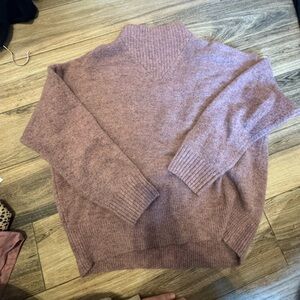 Madewell Dusty Pink Knit Sweater